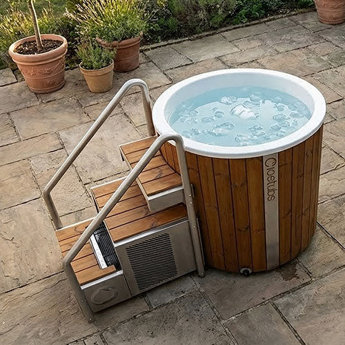 Icetubs IceBarrel XL Immersion Tub, Thermowood & Fiberglass Cold Plunge