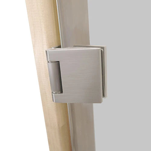 PROSAUNAS Prehung Clear Glass Sauna Door, Aspen Frame 24x73