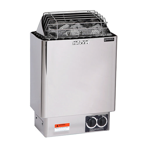 Harvia KIP80B Sauna Heater at 240V 1PH with Built-In Time and Temperature Controls