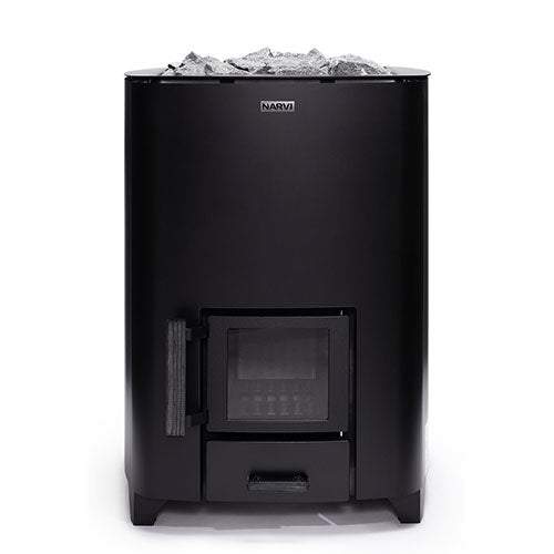 Narvi NC Black Wood Burning Sauna Stove