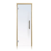 PROSAUNAS Prehung Clear Glass Sauna Door, Aspen 24x81