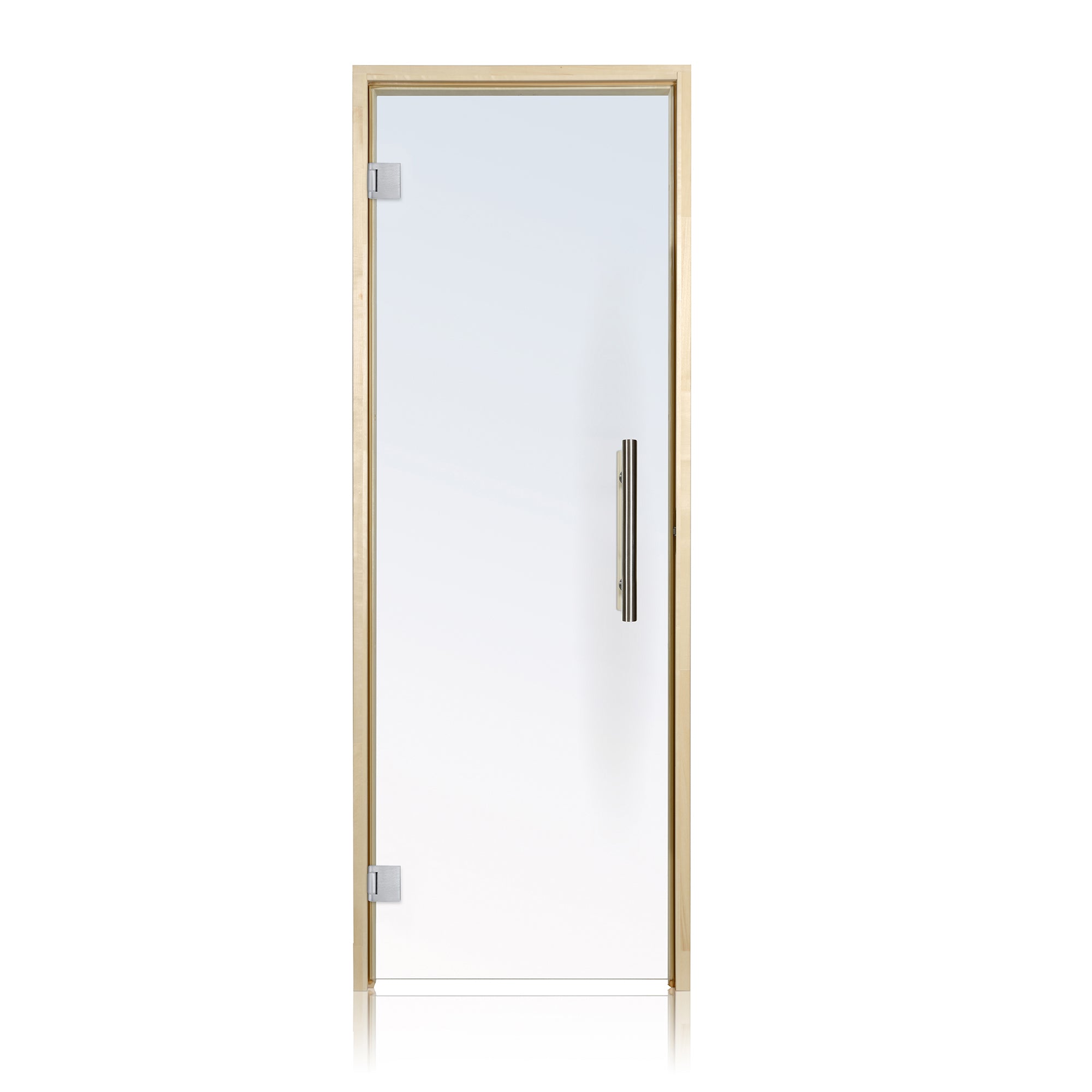 PROSAUNAS Prehung Clear Glass Sauna Door, Aspen 24x81