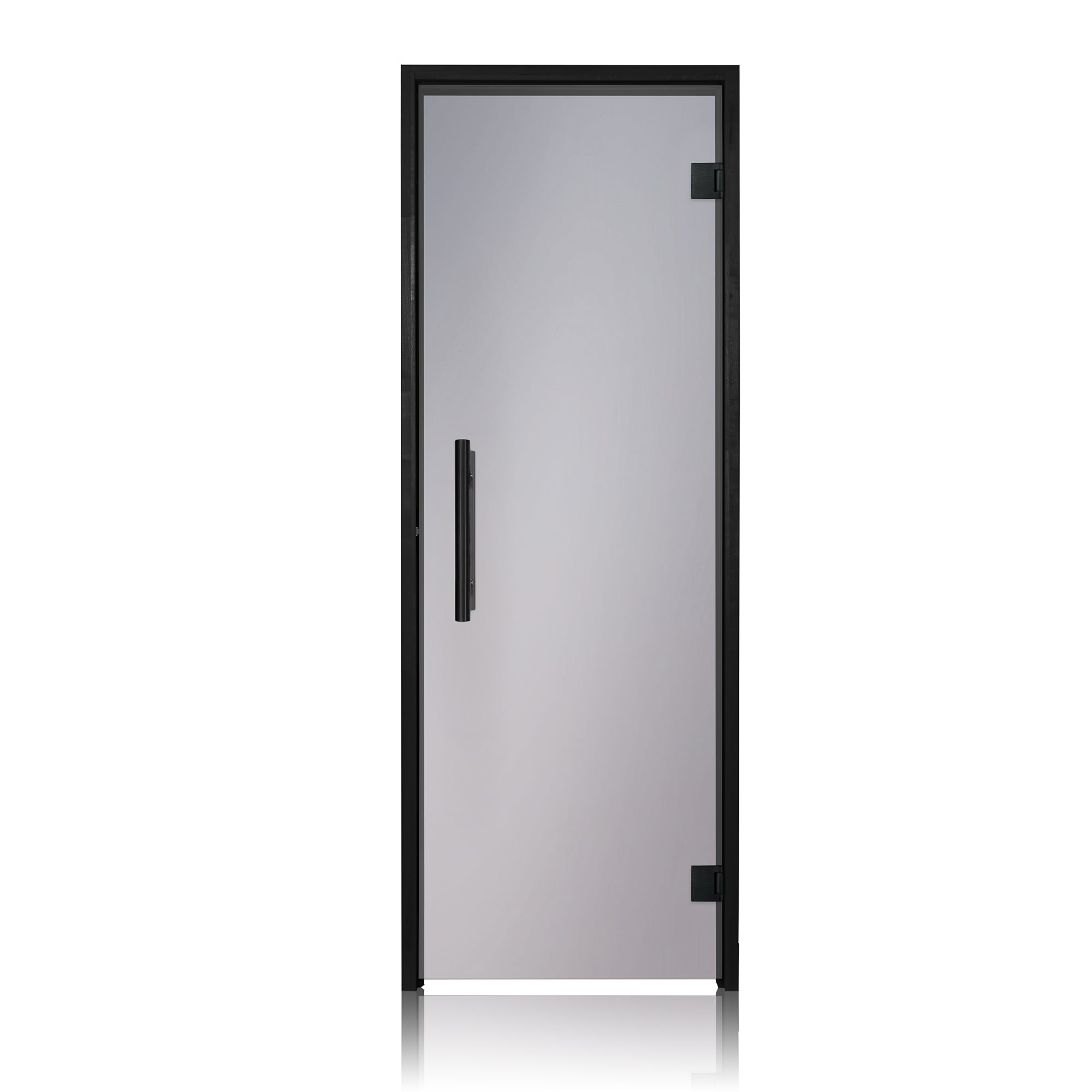 PROSAUNAS Prehung Tinted Glass Sauna Door, Black Alder 24x81