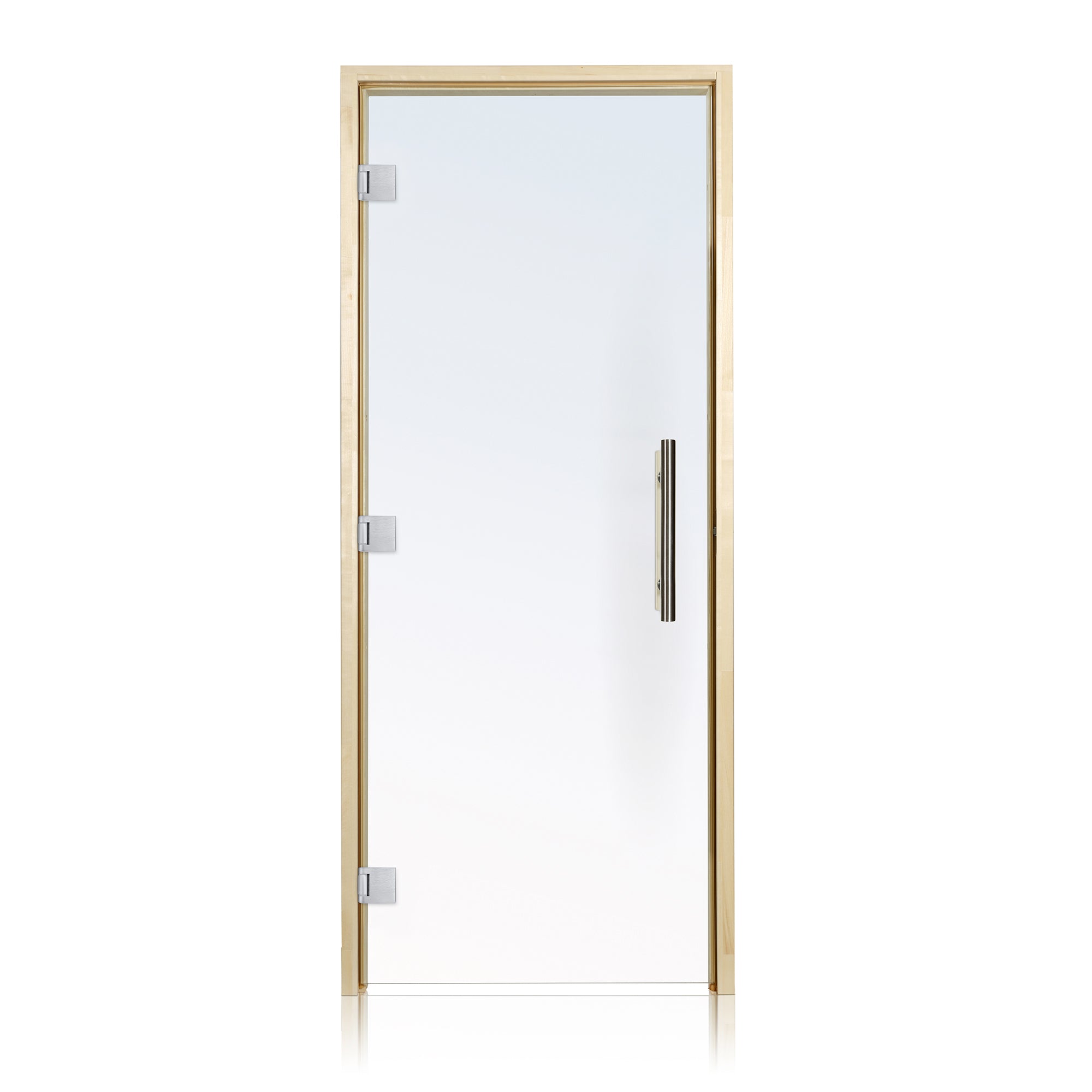PROSAUNAS Prehung ADA Clear Glass Sauna Door, Aspen 36x81