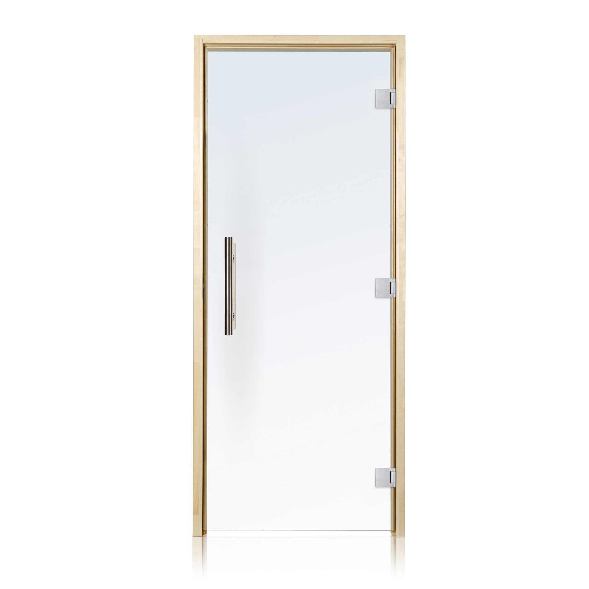 PROSAUNAS Prehung ADA Clear Glass Sauna Door, Aspen 36x81