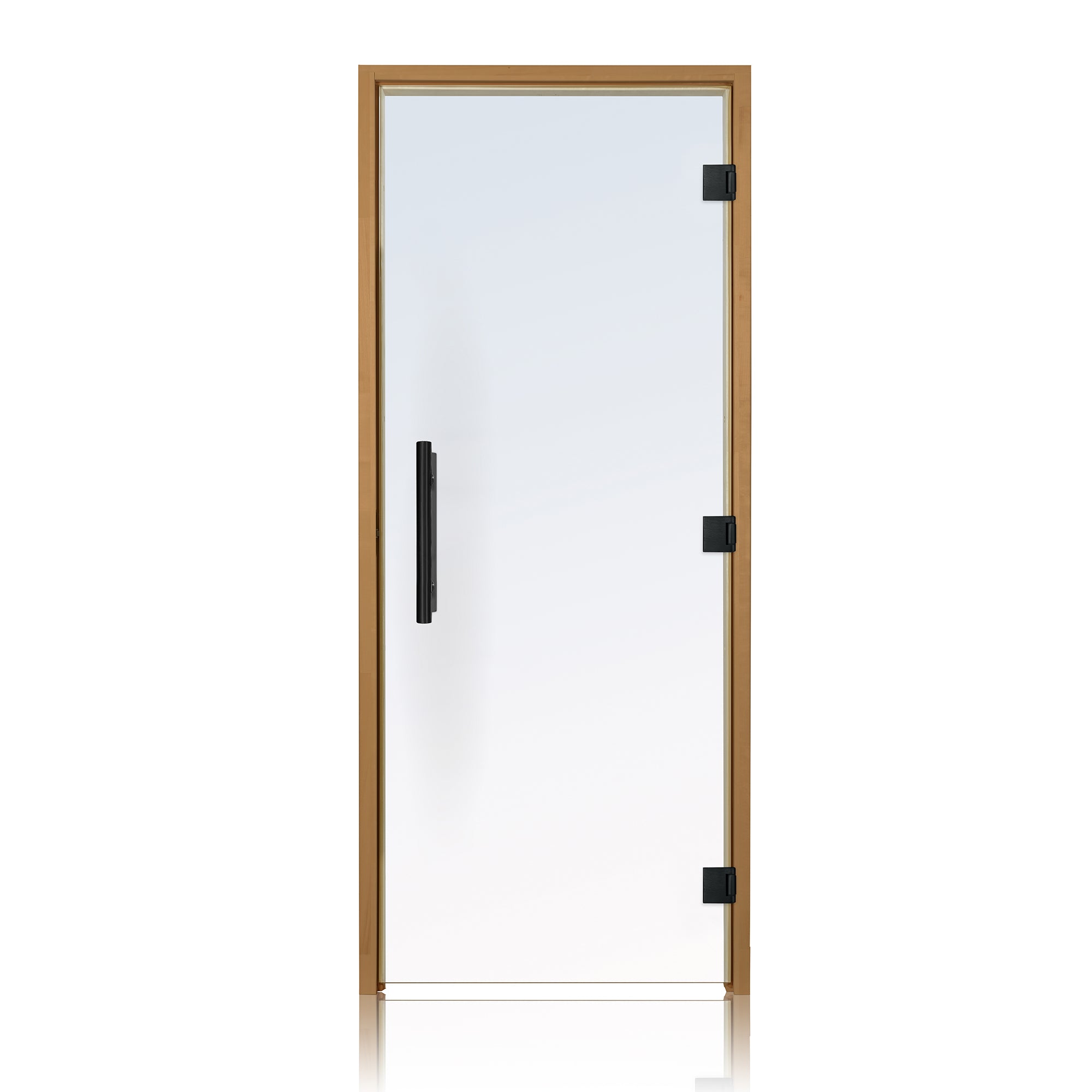 PROSAUNAS Prehung ADA Clear Glass Sauna Door, Thermo-Aspen 36x81