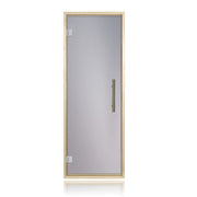 PROSAUNAS Prehung Tinted Glass Sauna Door, Aspen Frame 24x73