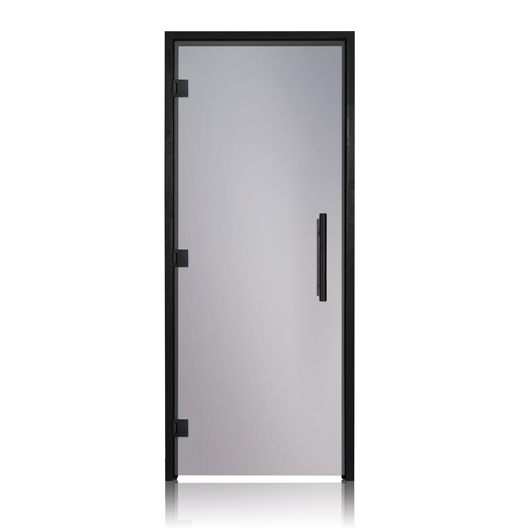 PROSAUNAS Prehung ADA Tinted Glass Sauna Door, Black Alder 36x81