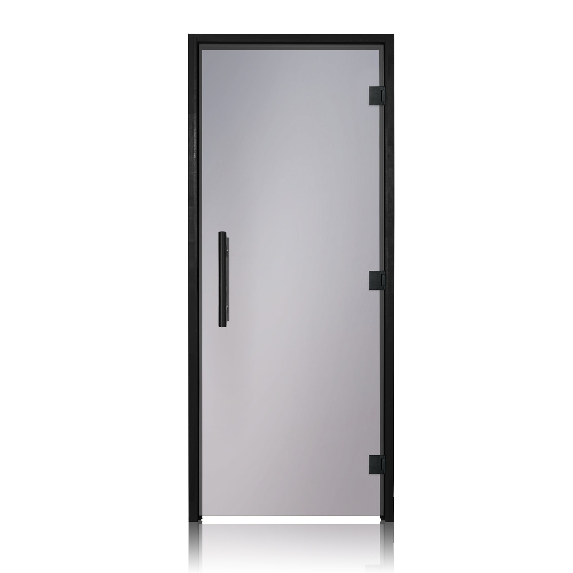 PROSAUNAS Prehung ADA Tinted Glass Sauna Door, Black Alder 36x81