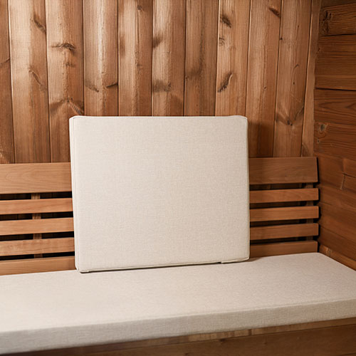 PROSAUNAS Sauna Comfort Stain-Resistant Fabric Cushion