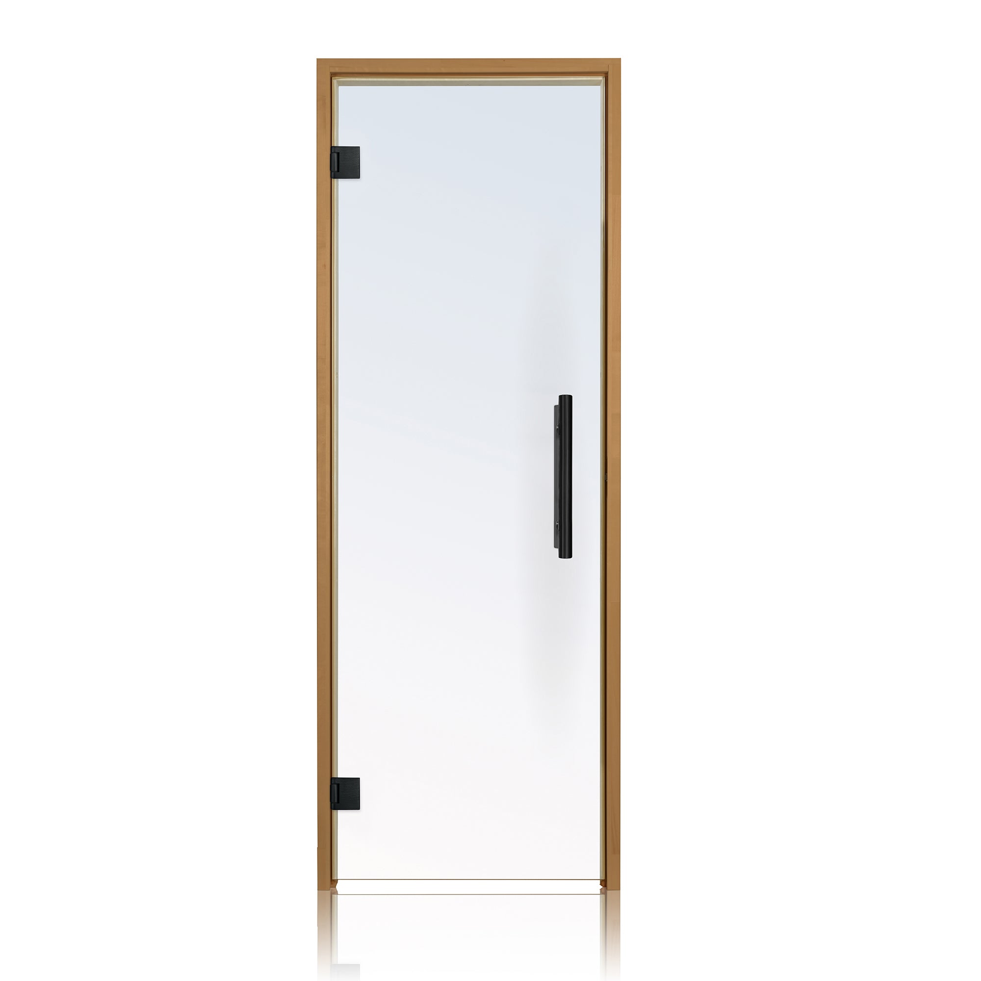 PROSAUNAS Prehung Clear Glass Sauna Door, Thermo-Aspen 24x81