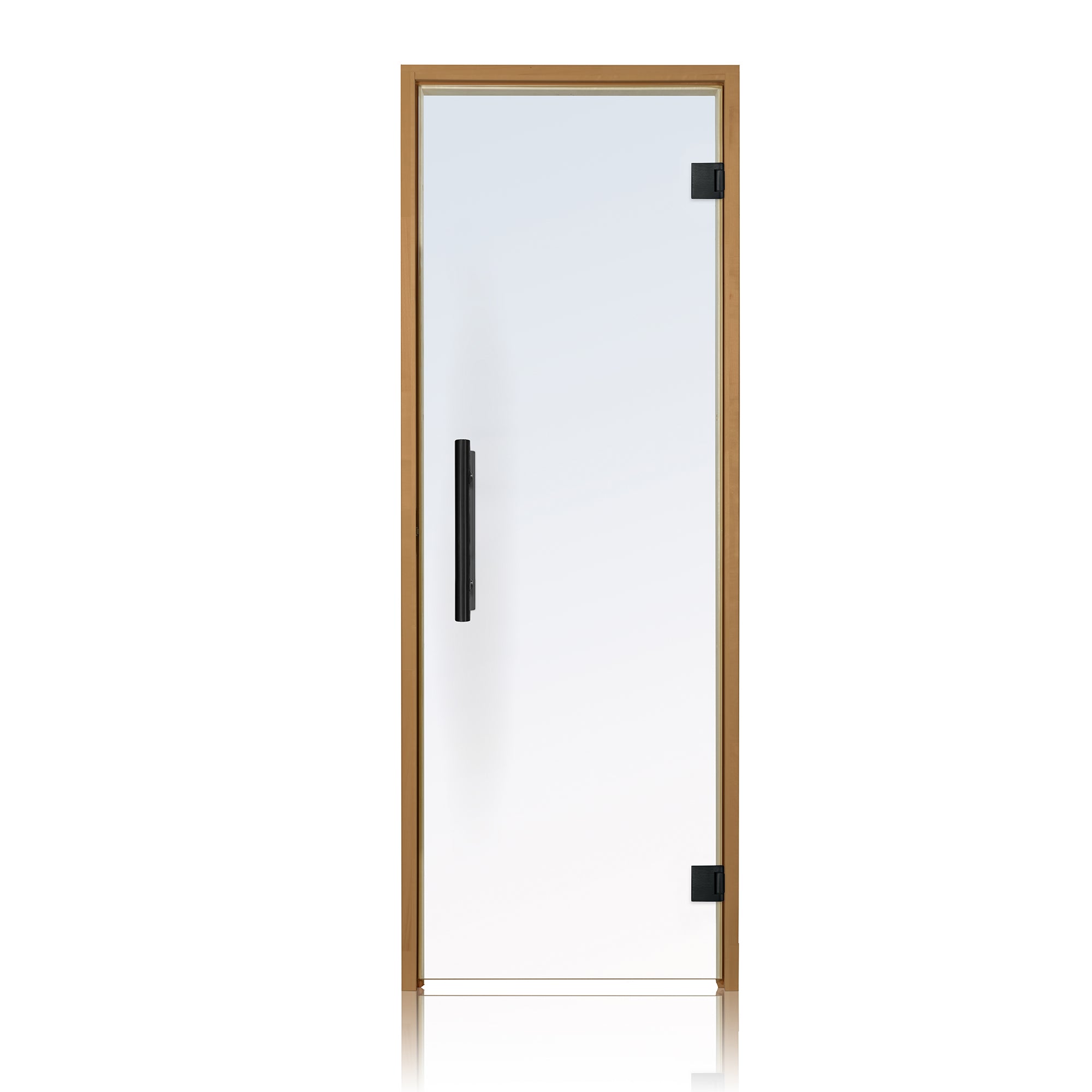 PROSAUNAS Prehung Clear Glass Sauna Door, Thermo-Aspen 24x81