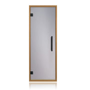 PROSAUNAS Prehung Tinted Glass Sauna Door, Thermo-Aspen Frame 24x73