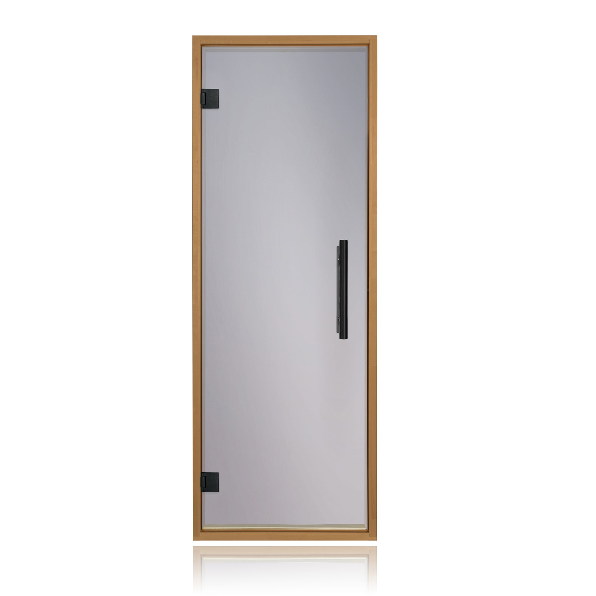 PROSAUNAS Prehung Tinted Glass Sauna Door, Thermo-Aspen Frame 24x73