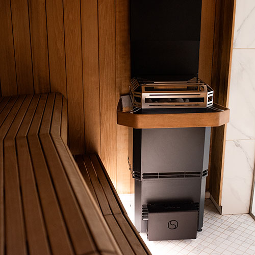 Saunum Air L 13kW 240V Closed Basket Electric Sauna Heater Package