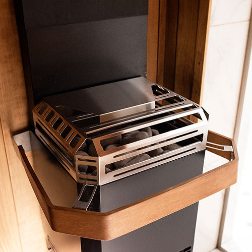 Saunum Air L 13kW 240V Closed Basket Electric Sauna Heater Package