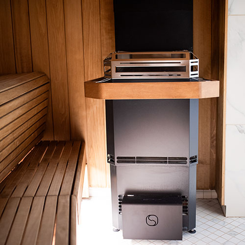 Saunum Air L 10kW 240V Closed Basket Electric Sauna Heater Package