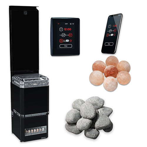 Saunum Air L 15kW 240V Closed Basket Electric Sauna Heater Package