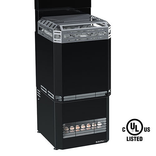 Saunum Air L 15kW 240V Closed Basket Electric Sauna Heater Package