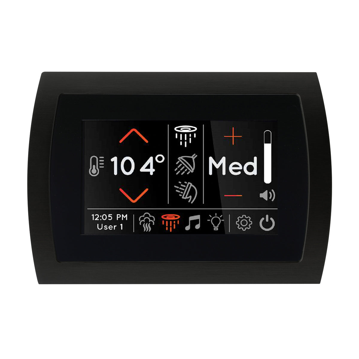 ThermaSol SignaTouch Digital Steam Shower Control - Recessed