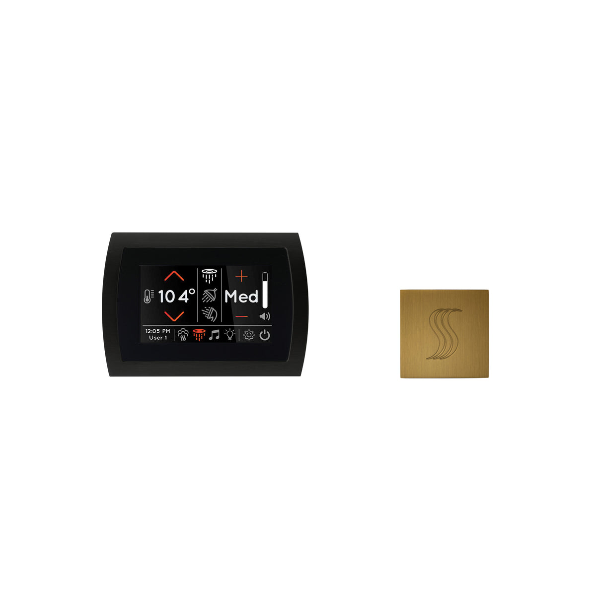 ThermaSol Signatouch Control and Steam Head Kit - Square