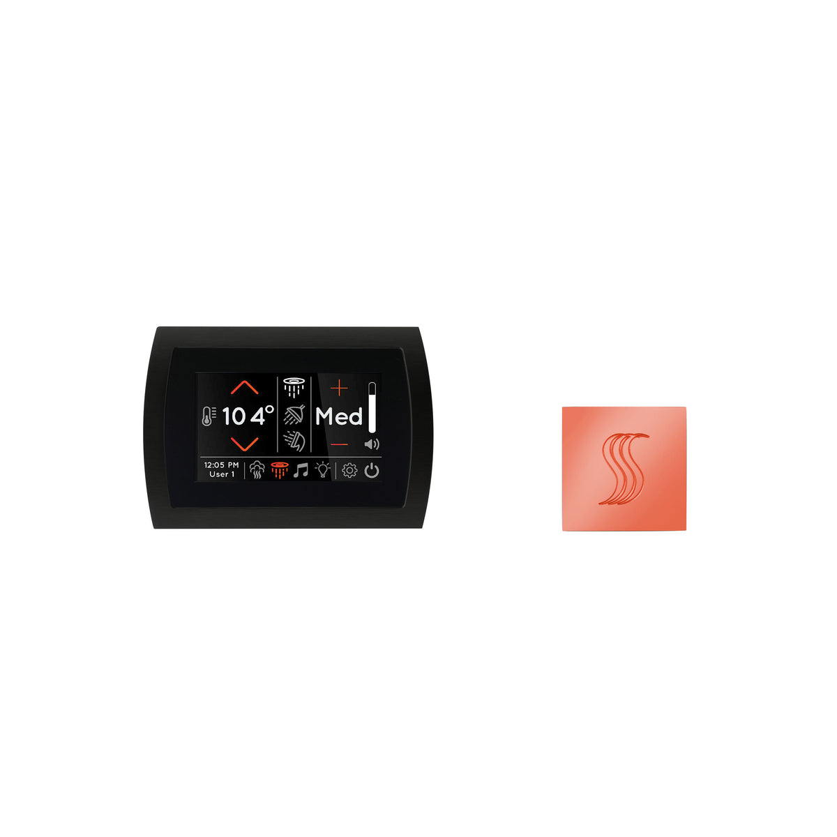 ThermaSol Signatouch Control and Steam Head Kit - Square