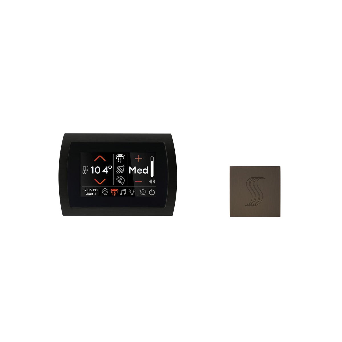ThermaSol Signatouch Control and Steam Head Kit - Square