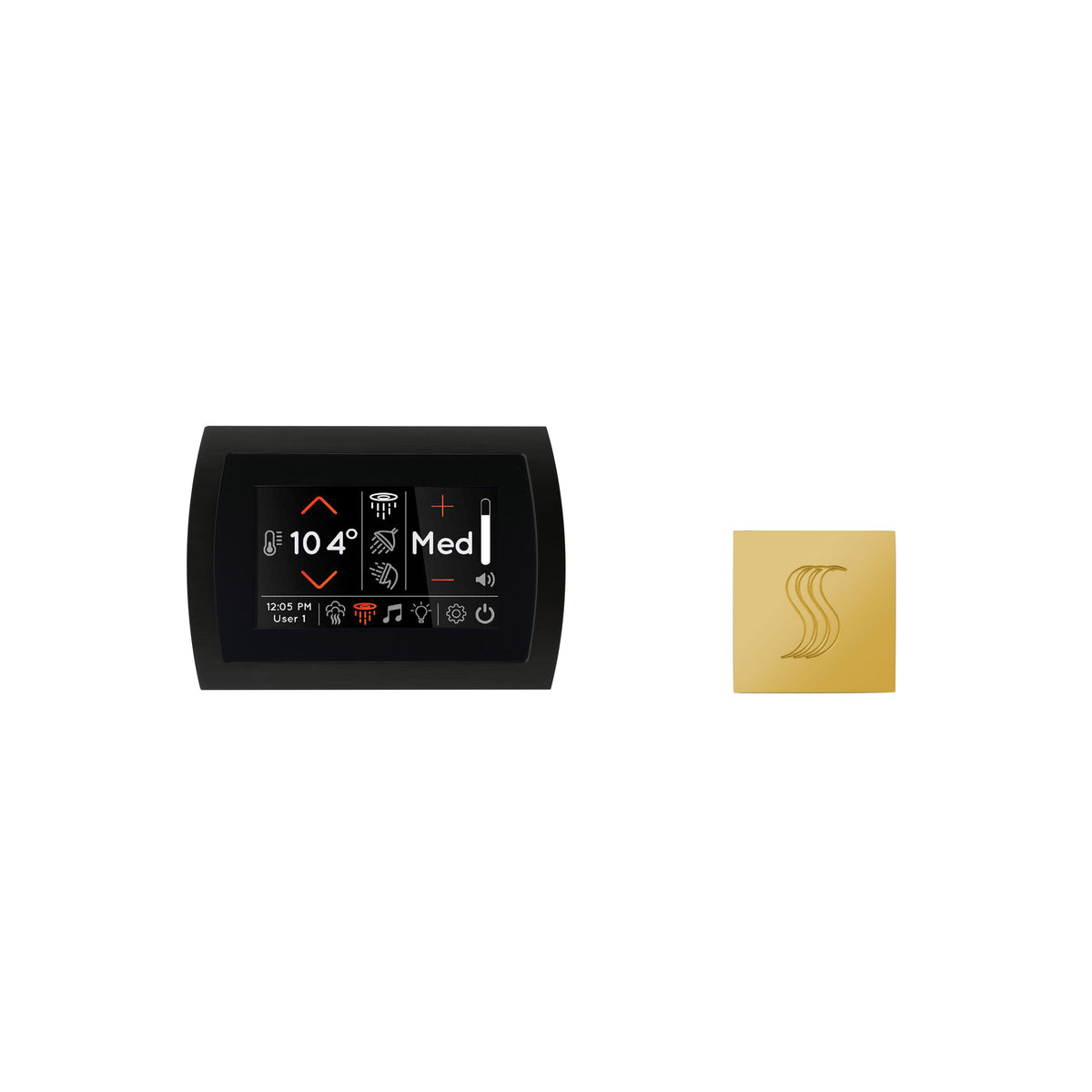 ThermaSol Signatouch Control and Steam Head Kit - Square