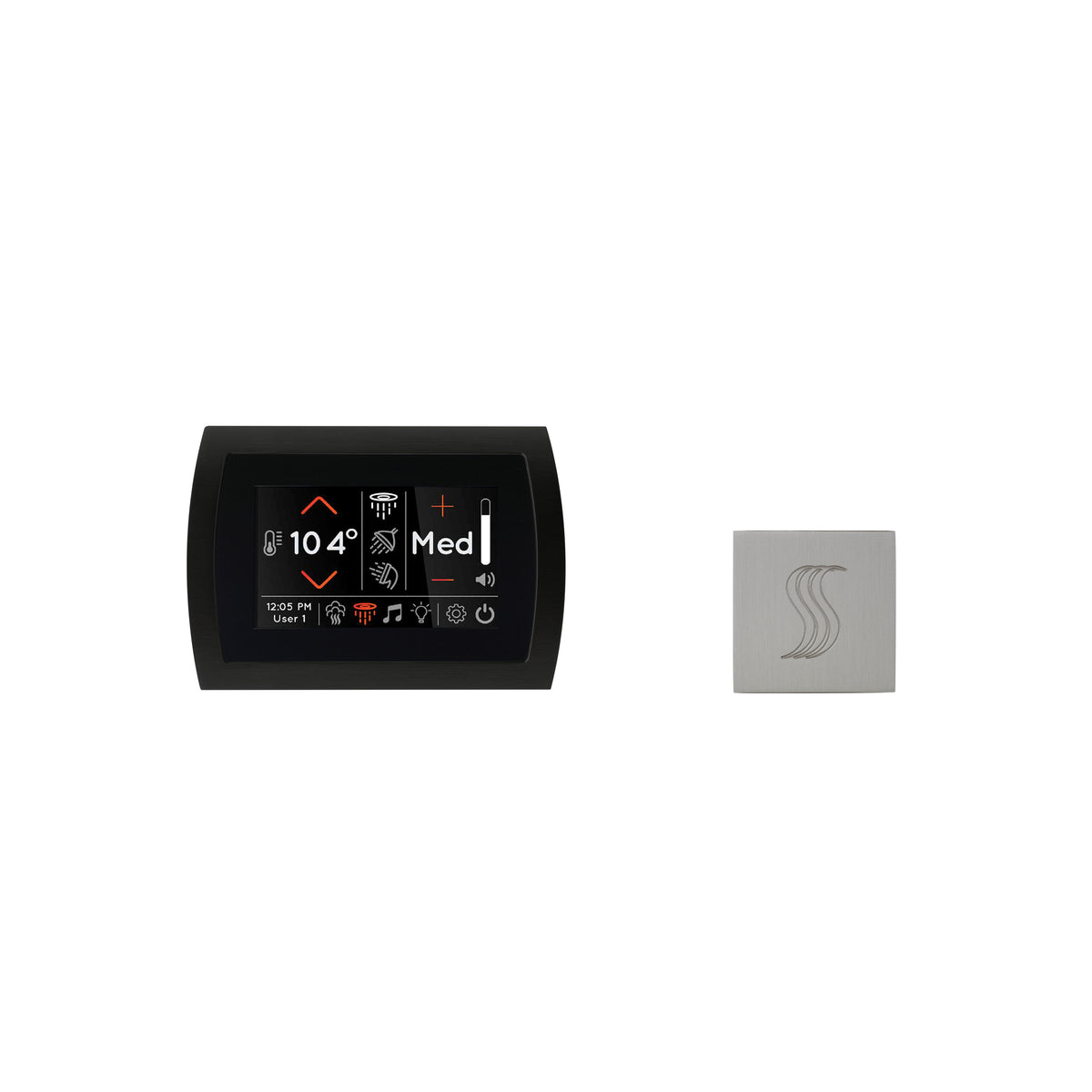 ThermaSol Signatouch Control and Steam Head Kit - Square