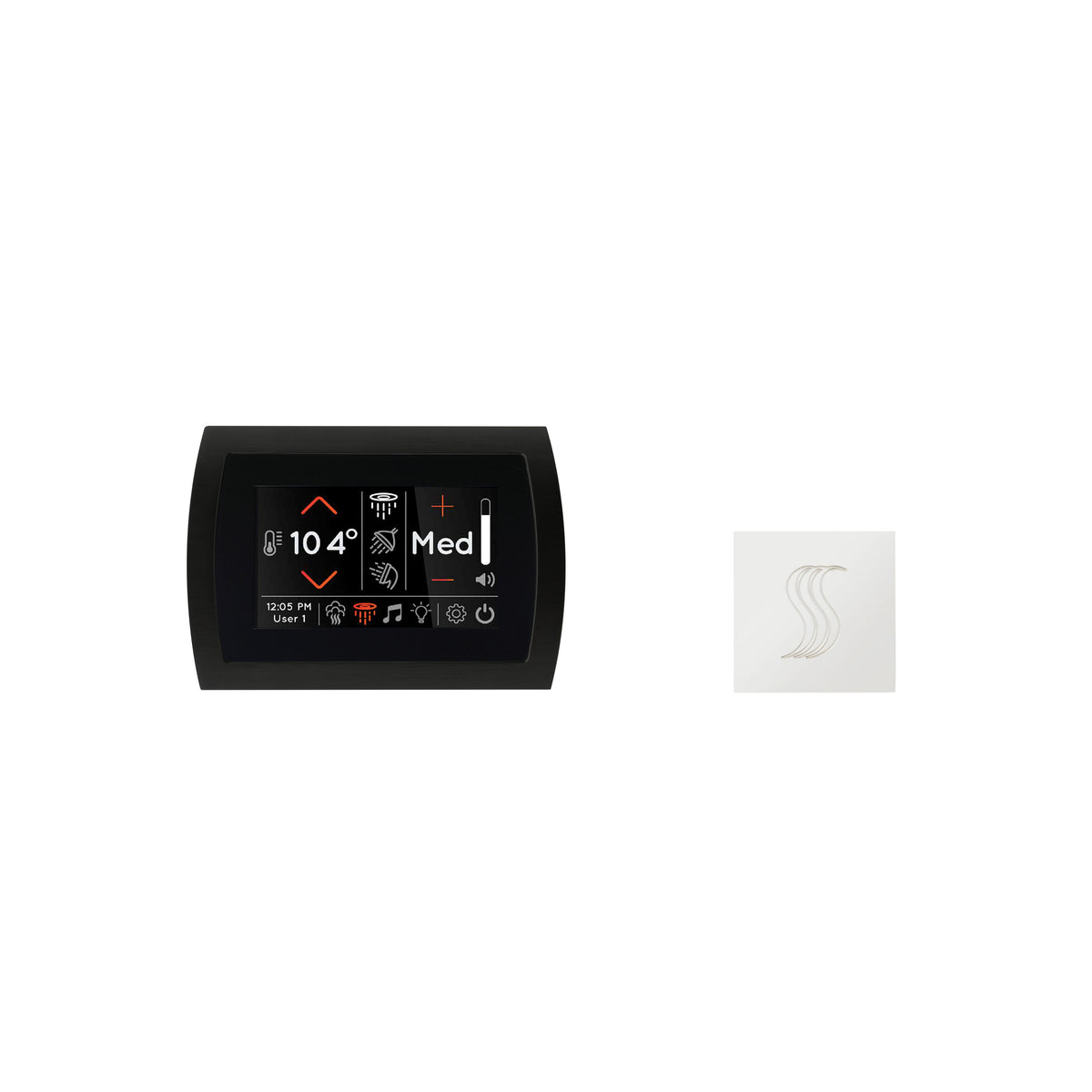 ThermaSol Signatouch Control and Steam Head Kit - Square
