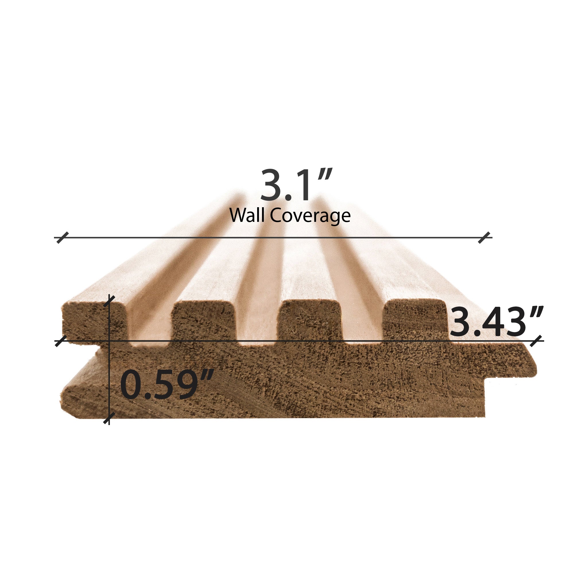 PROSAUNAS Thermo-Aspen Groove-S 1X3 T&G