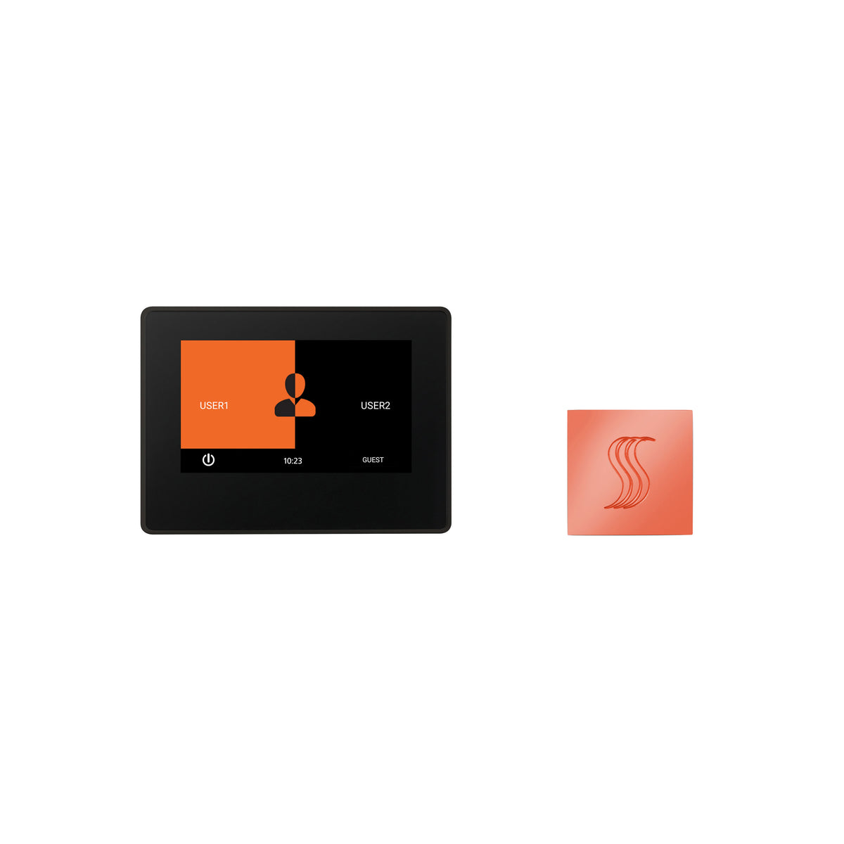 ThermaSol ThermaTouch2 - 7 Inch Control and Steam Kit - Square